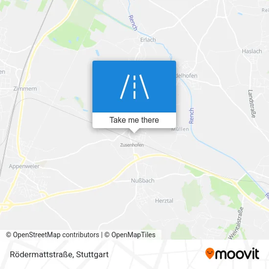 Карта Rödermattstraße