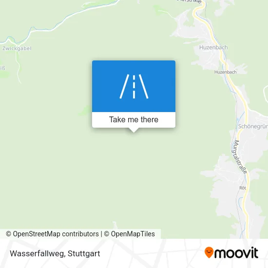 Карта Wasserfallweg