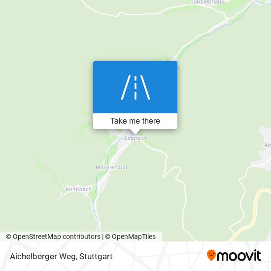 Карта Aichelberger Weg