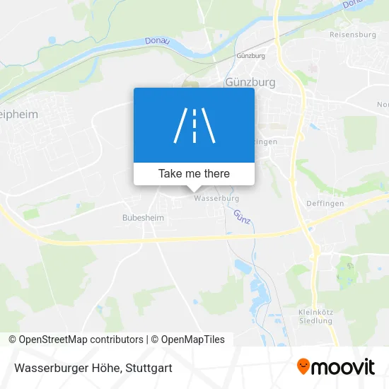 Карта Wasserburger Höhe