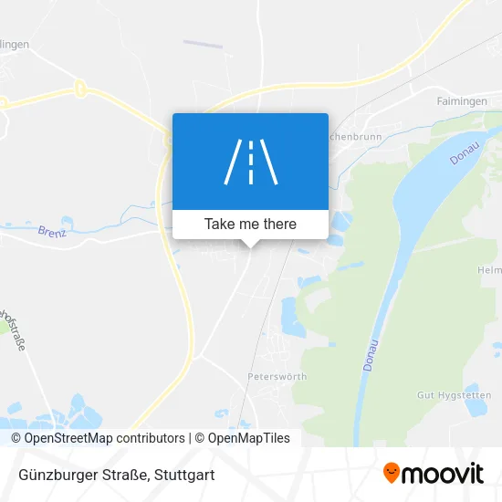 Günzburger Straße map