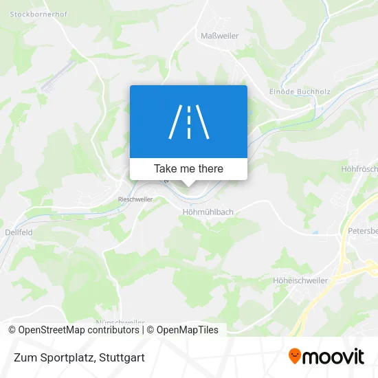 Карта Zum Sportplatz