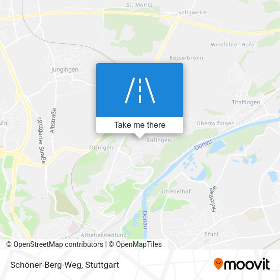 Schöner-Berg-Weg map
