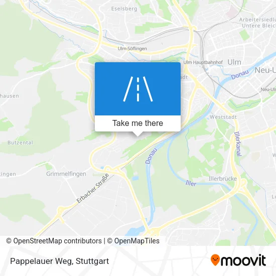 Карта Pappelauer Weg