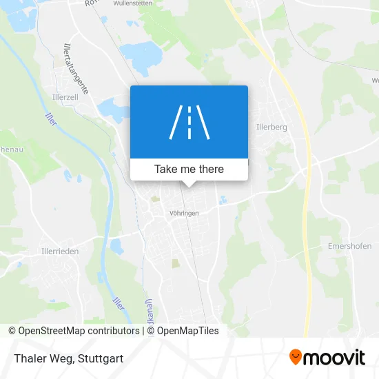 Карта Thaler Weg