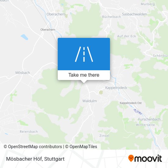 Mösbacher Höf map