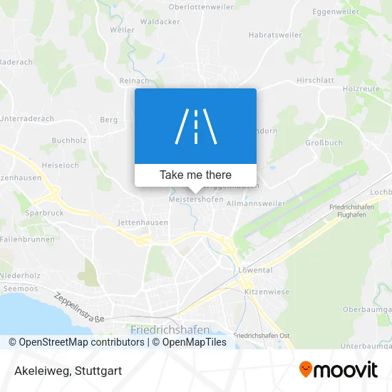 Akeleiweg map