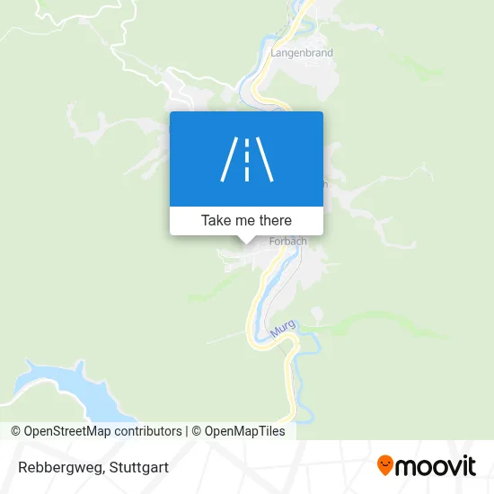 Rebbergweg map
