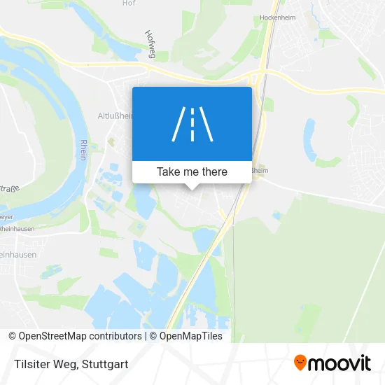 Карта Tilsiter Weg