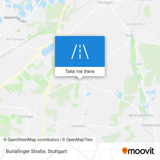 Burlafinger Straße map