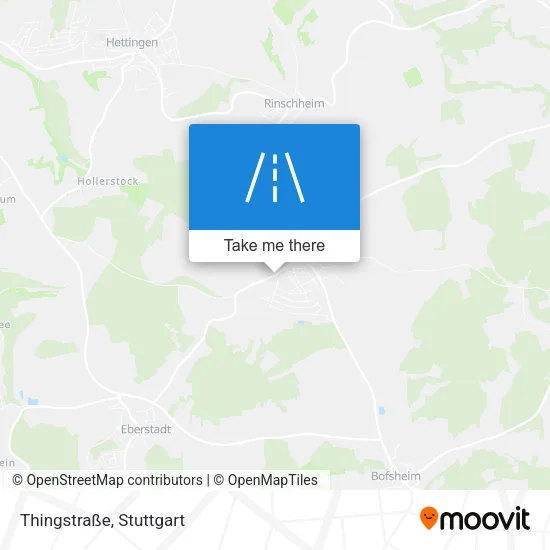 Карта Thingstraße