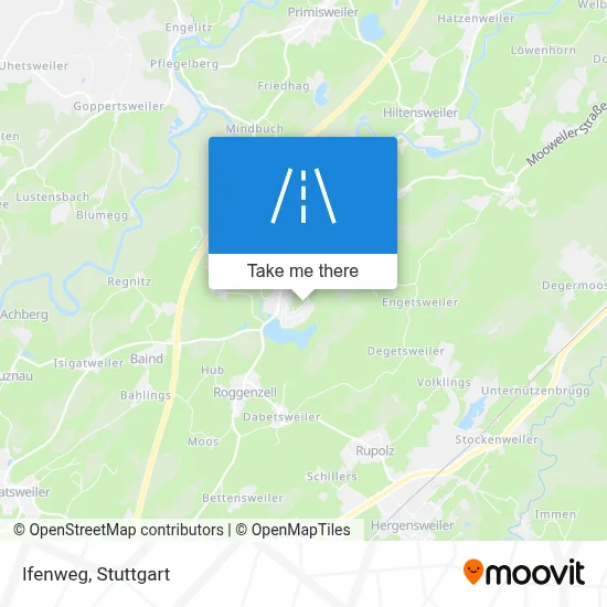Ifenweg map