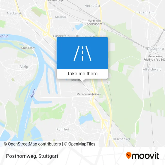 Posthornweg map