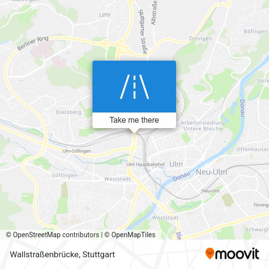 Wallstraßenbrücke map