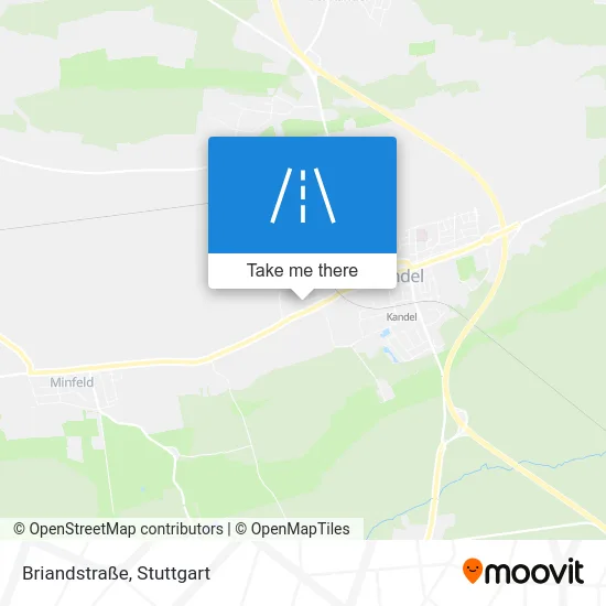 Карта Briandstraße
