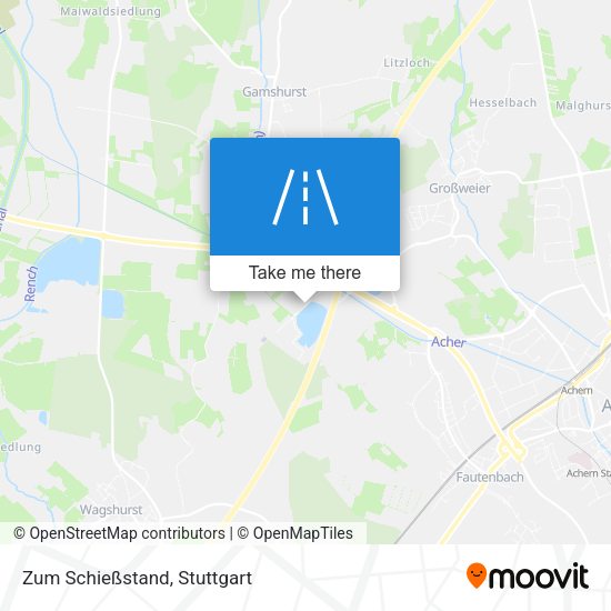 Карта Zum Schießstand