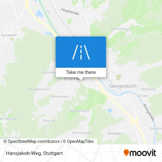 Hansjakob-Weg map