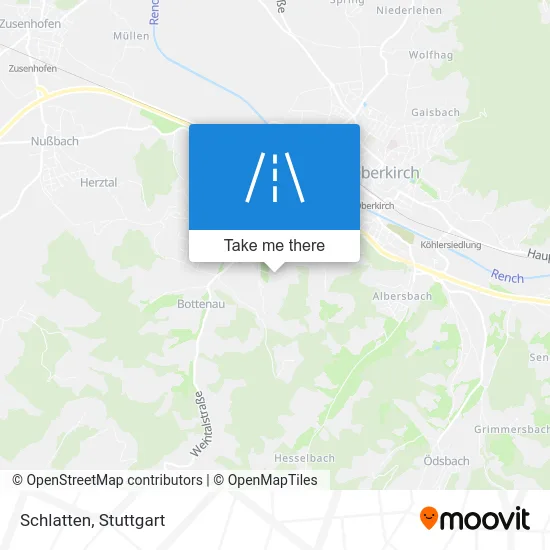 Карта Schlatten