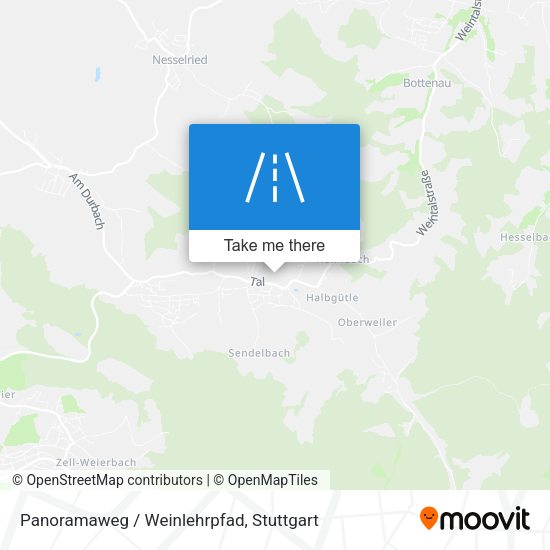 Panoramaweg / Weinlehrpfad map