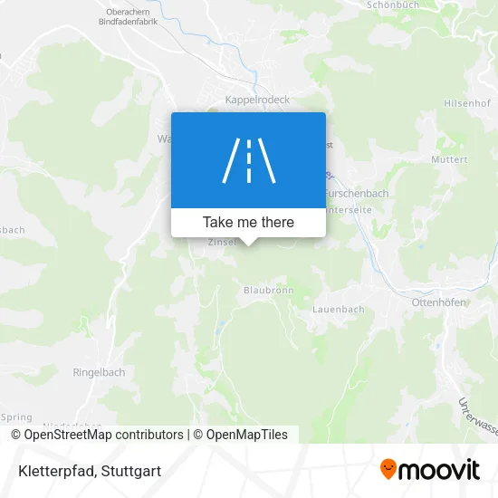 Карта Kletterpfad
