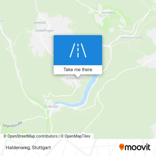 Haldenweg map