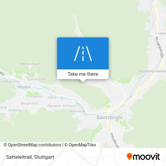 Карта Satteleitrail