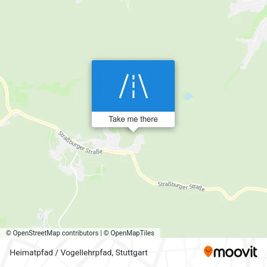 Карта Heimatpfad / Vogellehrpfad