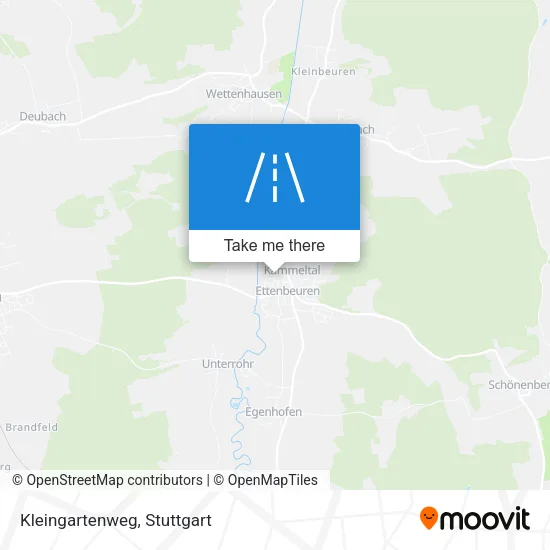 Карта Kleingartenweg