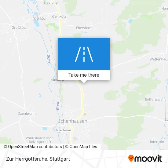 Карта Zur Herrgottsruhe