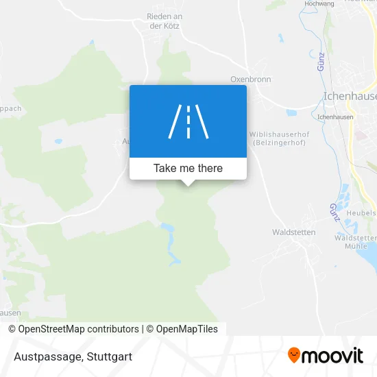 Карта Austpassage