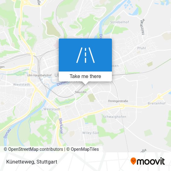Карта Künetteweg