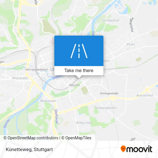 Карта Künetteweg