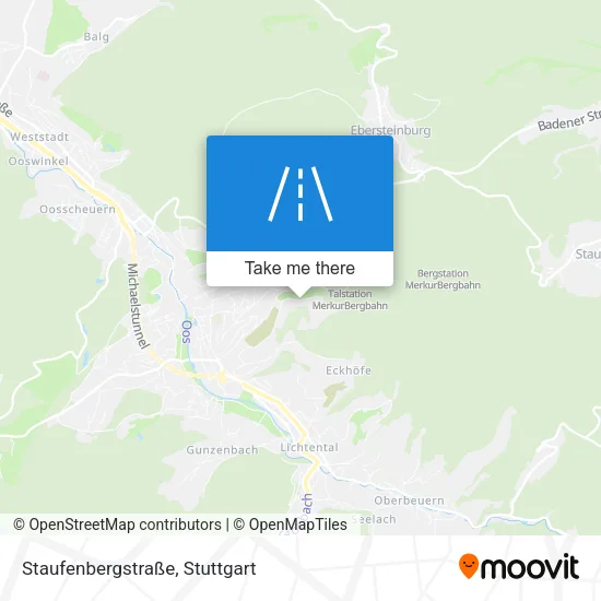 Карта Staufenbergstraße