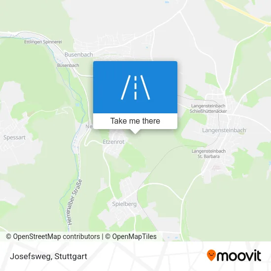 Карта Josefsweg