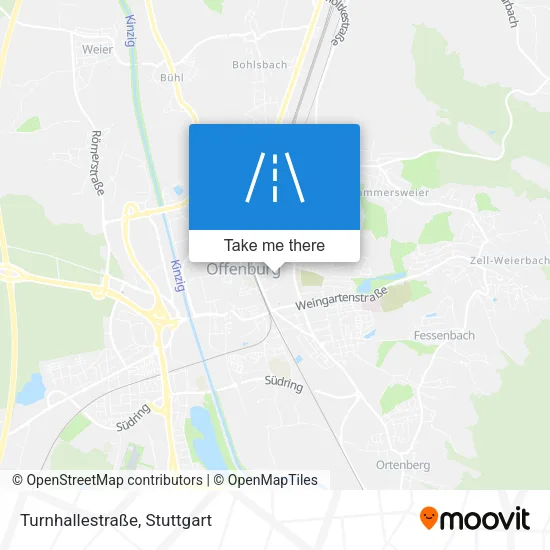 Карта Turnhallestraße