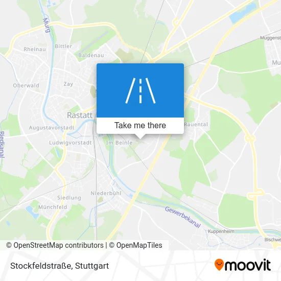 Карта Stockfeldstraße