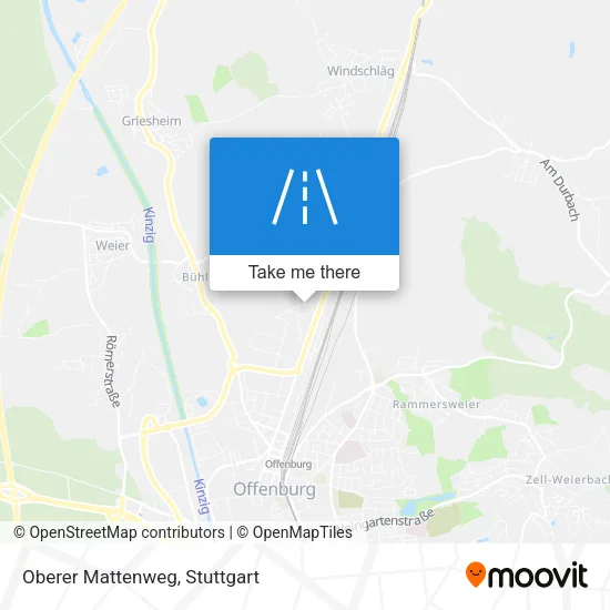 Карта Oberer Mattenweg