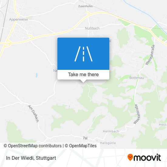 In Der Wiedi map