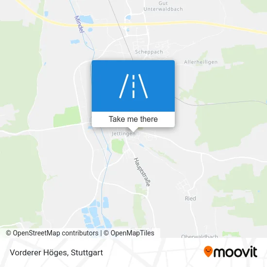 Карта Vorderer Höges