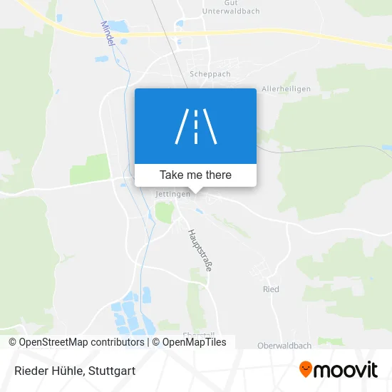 Rieder Hühle map