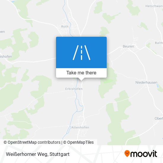 Карта Weißerhorner Weg