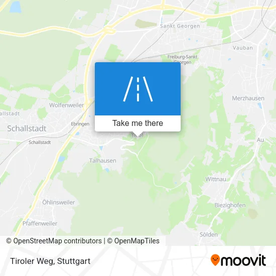 Карта Tiroler Weg