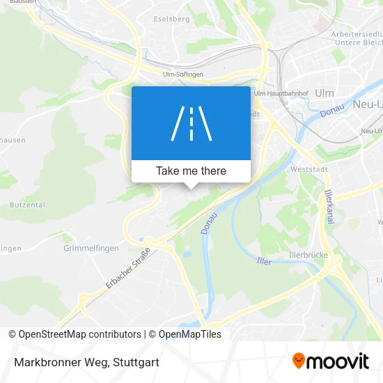 Markbronner Weg map