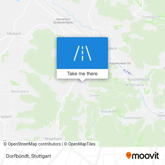 Карта Dorfbündt
