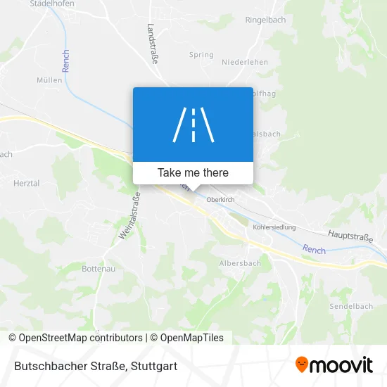 Карта Butschbacher Straße