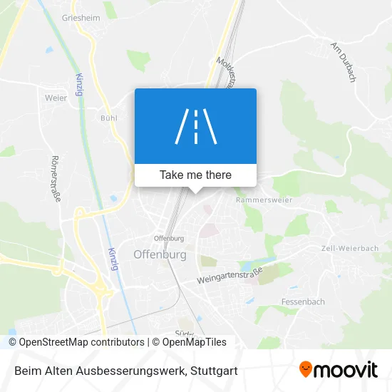 Карта Beim Alten Ausbesserungswerk