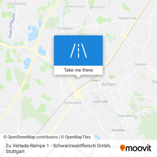 Карта Zu Verlade-Rampe 1 - Schwarzwaldfleisch Gmbh