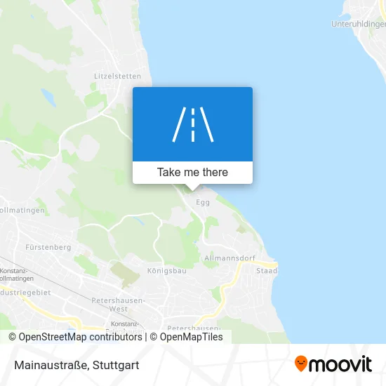Карта Mainaustraße