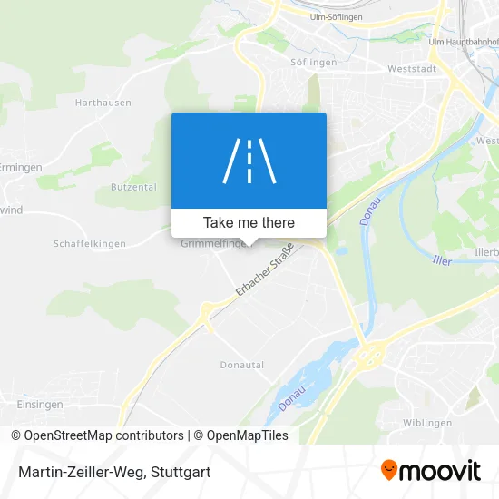 Карта Martin-Zeiller-Weg