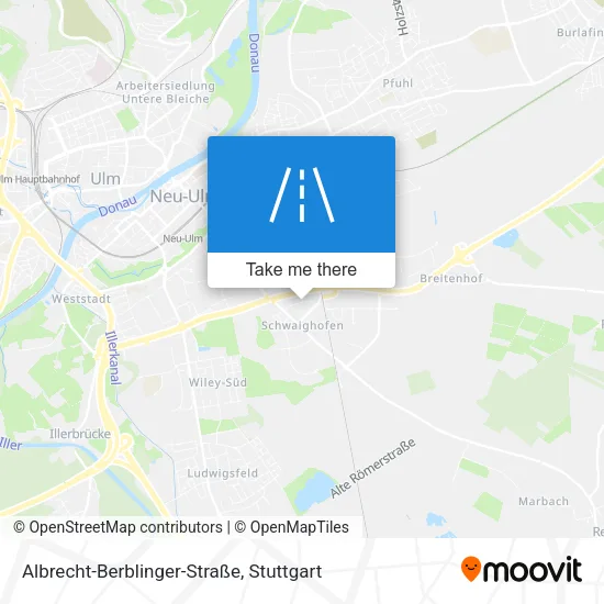 Карта Albrecht-Berblinger-Straße
